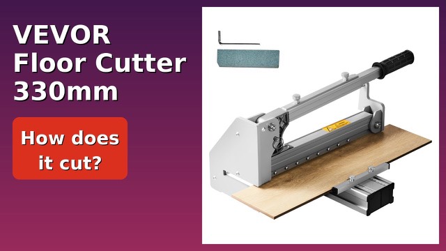 VEVOR 330mm lever-action floor cutter with long handle