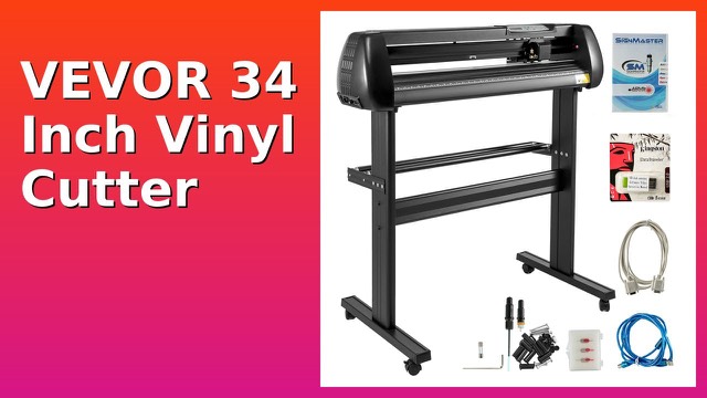 VEVOR 34 inch vinyl cutter plotter on a floor stand