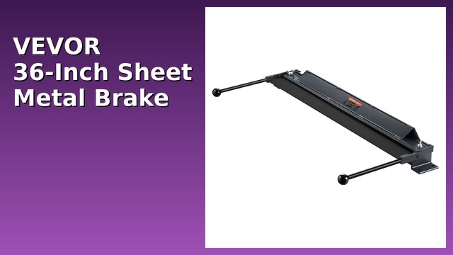 VEVOR 36-inch portable sheet metal brake with two handles