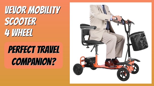 VEVOR four-wheel foldable electric mobility scooter