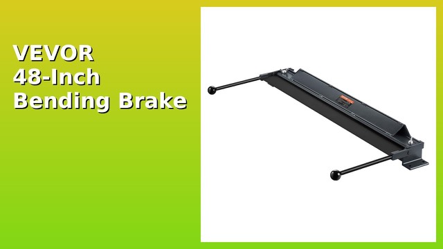 VEVOR 48-inch sheet metal box and pan brake with two power handles