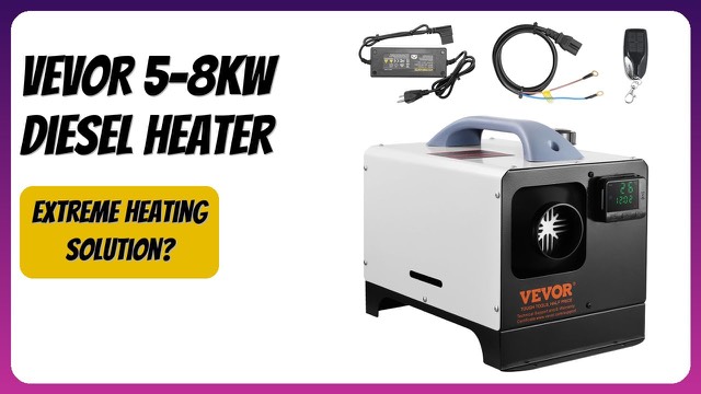 VEVOR diesel air heater with remote control and LCD display