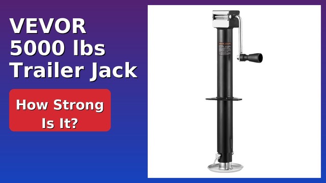 VEVOR A-frame trailer tongue jack with adjustable drop leg
