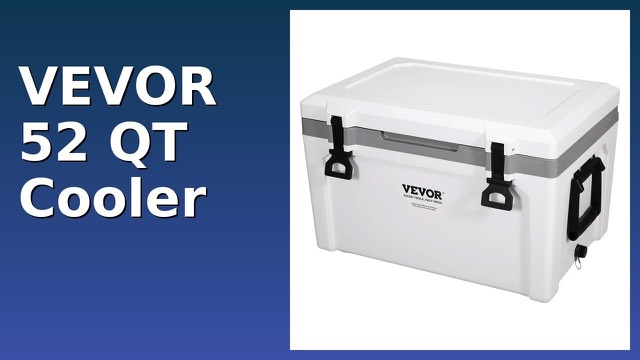 VEVOR 52 quart ultra-light hard cooler with latches and handles