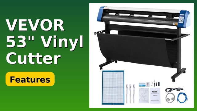 VEVOR 53-inch vinyl cutter plotter on its floor stand