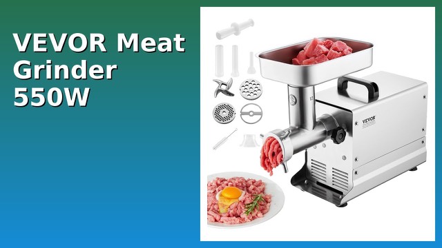 VEVOR stainless steel electric meat grinder with sausage stuffing tubes