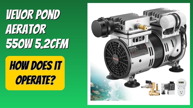 VEVOR 550W pond aerator air compressor with timer