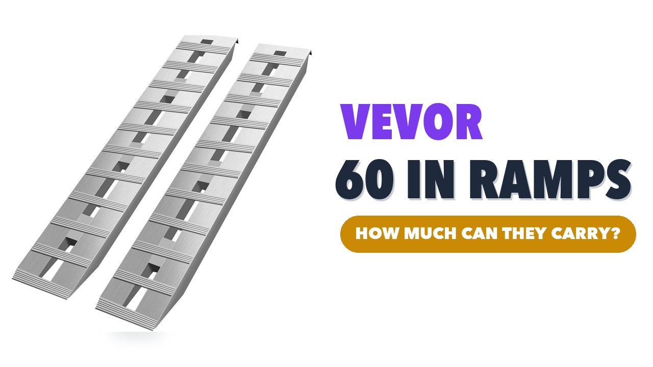 Pair of VEVOR 60-inch aluminum loading ramps