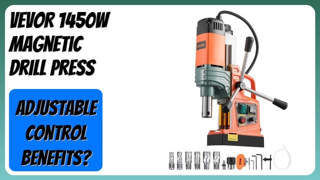 VEVOR 8880E portable magnetic drill press with annular cutter