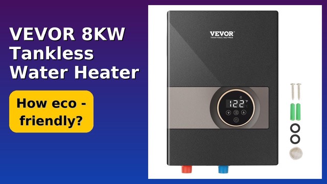 VEVOR 8kW wall-mounted electric tankless water heater