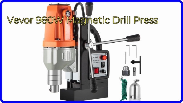 VEVOR 980W portable magnetic drill press