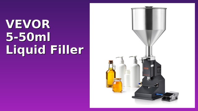VEVOR pneumatic liquid filling machine with stainless steel nozzle and foot pedal