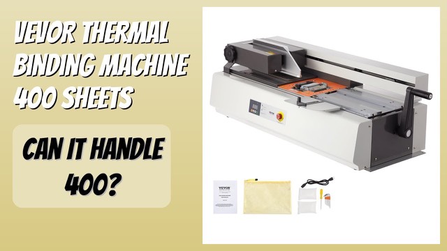 VEVOR B40M thermal binding machine with stainless steel body