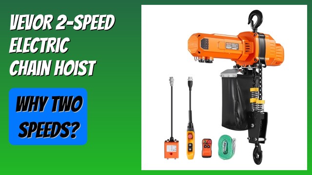 VEVOR BLH10 electric chain hoist with hook and chain