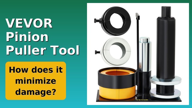 VEVOR carrier and pinion bearing puller kit with three clamshells and stand