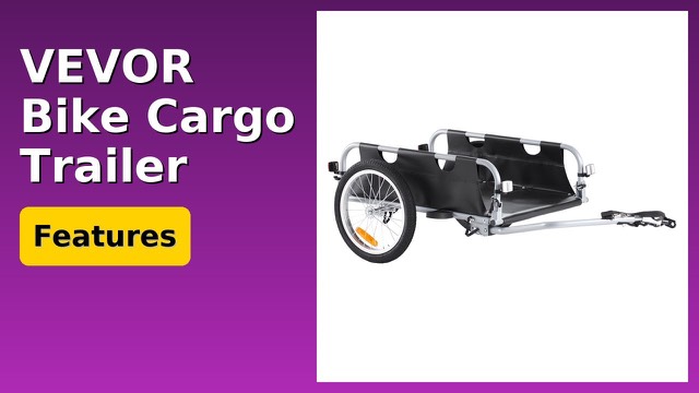VEVOR CT902B folding bike cargo trailer with aluminium frame