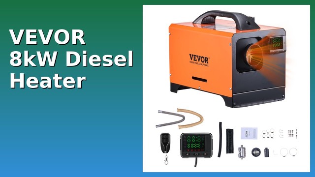 VEVOR CY-29 diesel air heater with remote control and digital display