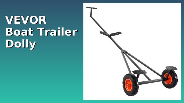 VEVOR carbon steel boat trailer dolly with pneumatic tires