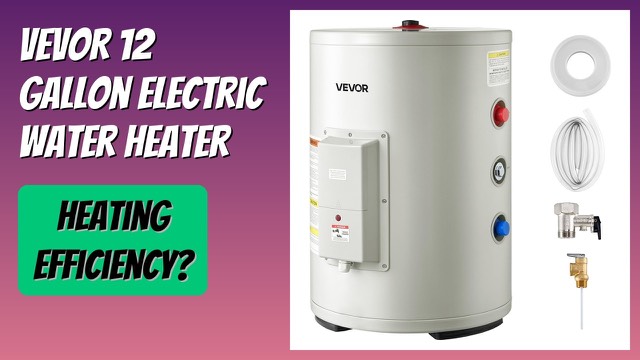 Grey VEVOR 12-gallon electric tank water heater