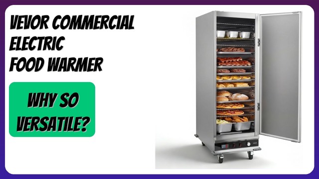 VEVOR tall stainless steel 16-tier commercial food warmer cabinet with single door