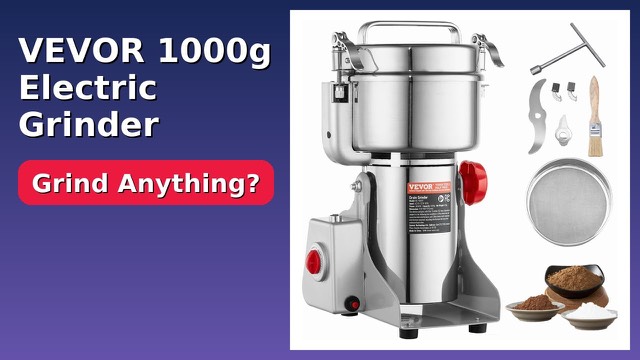 VEVOR HC-1000Y stainless steel swing-type grain and spice grinder