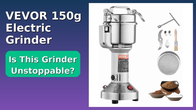 VEVOR HC-150 stainless steel electric grain mill and spice grinder