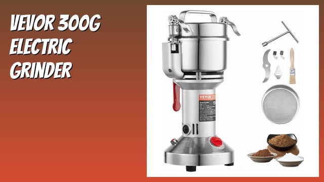 VEVOR HC-300 stainless steel electric grain and spice grinder
