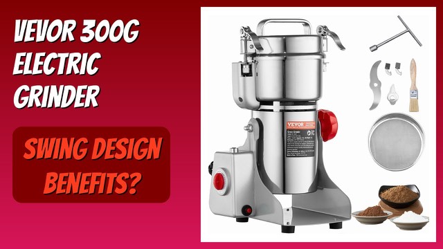 VEVOR HC-300Y stainless steel swing-type electric grain and spice grinder