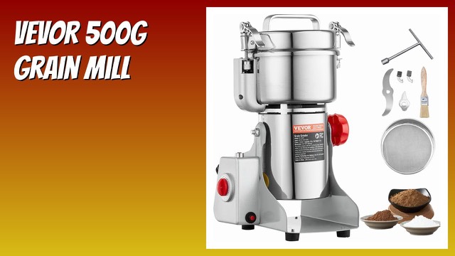VEVOR HC-500Y stainless steel swing-type electric grain mill