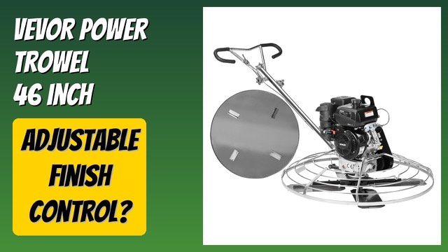VEVOR 46-inch gas-powered concrete power trowel with four finishing blades