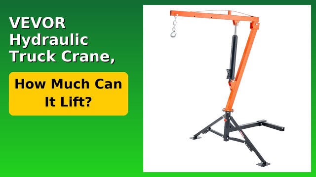 VEVOR hydraulic receiver hitch crane for pickup trucks