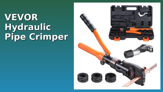 VEVOR hydraulic copper pipe crimping tool with three jaws
