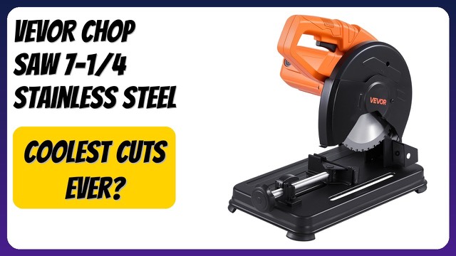 VEVOR 7-1/4 inch metal cutting chop saw with cold cut blade