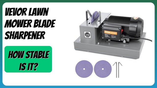 VEVOR JLD10-8 bench lawn mower blade sharpener with grinding wheel