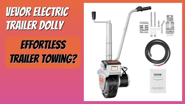 VEVOR JY01 electric trailer dolly with 8 inch rubber wheel