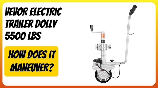VEVOR JY02 electric trailer dolly with an 8-inch rubber tire