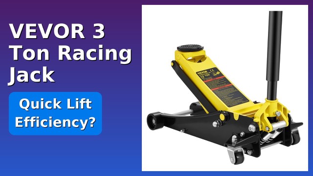 VEVOR K500 low profile steel racing floor jack