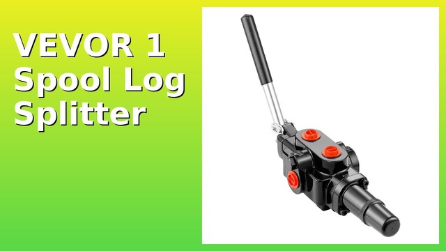VEVOR single-spool hydraulic directional control valve with joystick handle