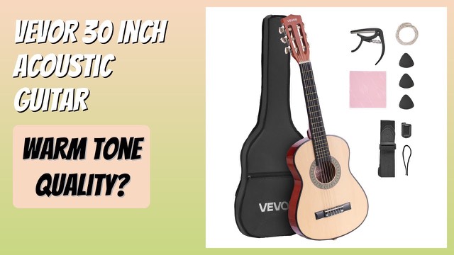 VEVOR 30-inch natural-finish classical guitar with nylon strings