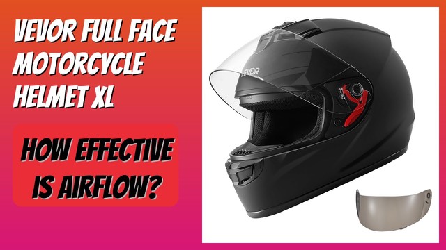 VEVOR full face motorcycle helmet with clear visor