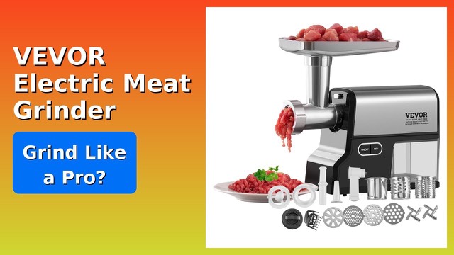 VEVOR stainless steel electric meat grinder with accessories