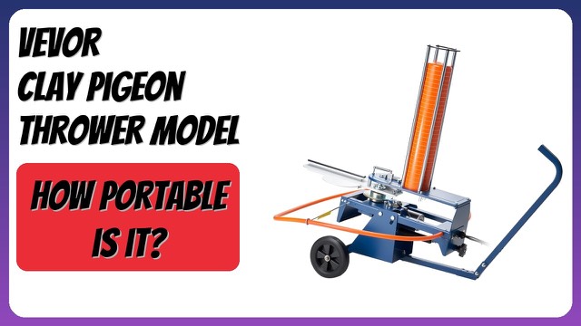 VEVOR NH114-W automatic clay target thrower on wheels