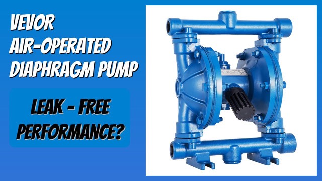 VEVOR QBK-15 cast iron air-operated double diaphragm pump