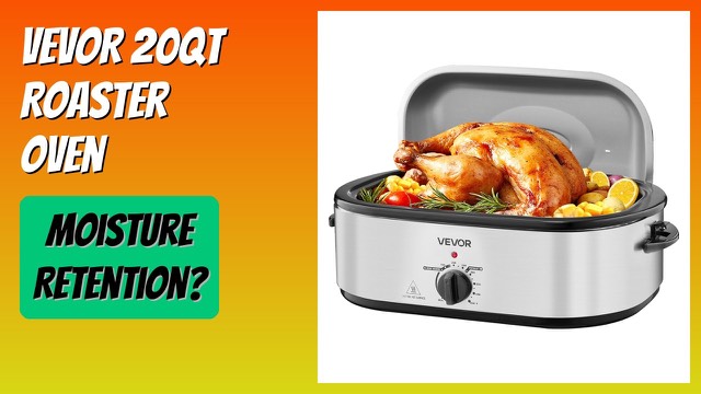 VEVOR 20-quart electric roaster oven with lid