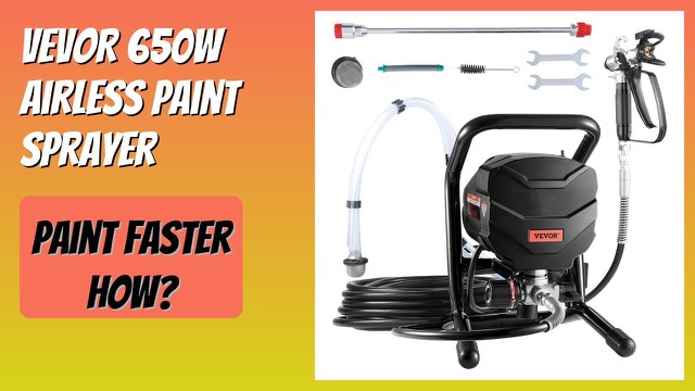 VEVOR RP8623S stand airless paint sprayer with hose and spray gun
