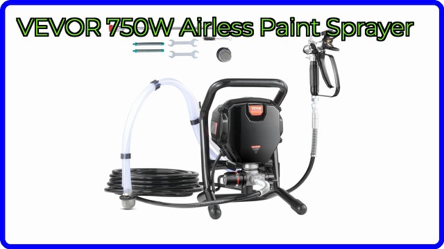 VEVOR RP8626 stand airless paint sprayer with hose and spray gun