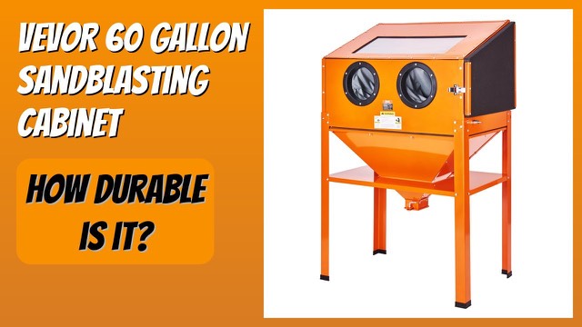 VEVOR SBC200 steel sandblasting cabinet with stand and viewing window