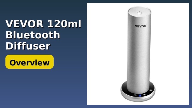 VEVOR waterless Bluetooth scent diffuser, tall cylindrical design