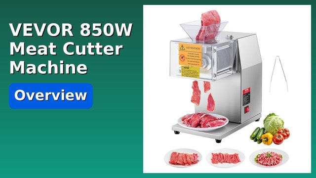 VEVOR stainless steel 850W electric meat cutting machine