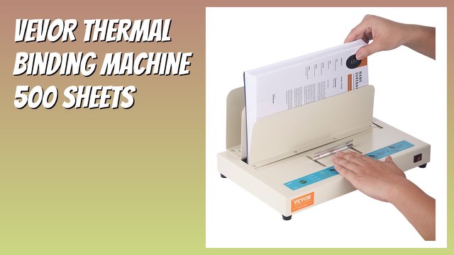 VEVOR SK5000 thermal binding machine for 500 sheets